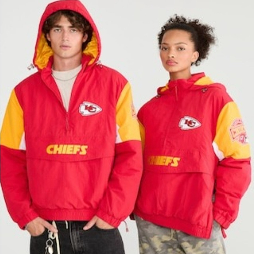 Ultra Game KC Chiefs Hooded Sideline Jacket - Size XL